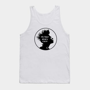 Ski Hair Circle Girl Tank Top